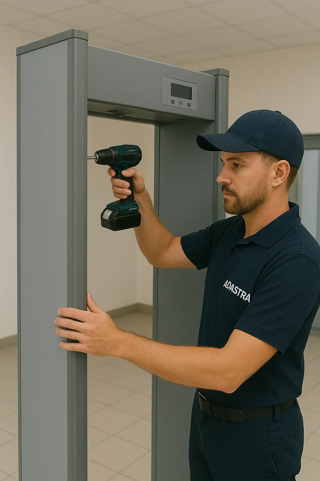 Монтаж арочных металлодетекторов